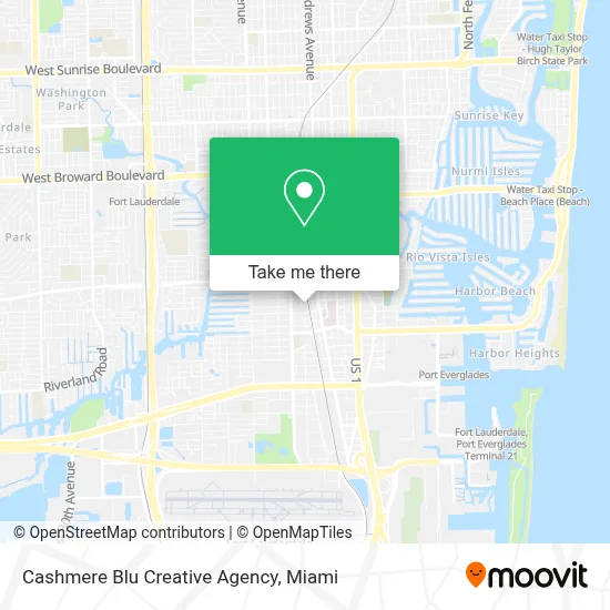 Cashmere Blu Creative Agency map