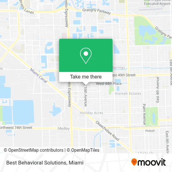 Best Behavioral Solutions map