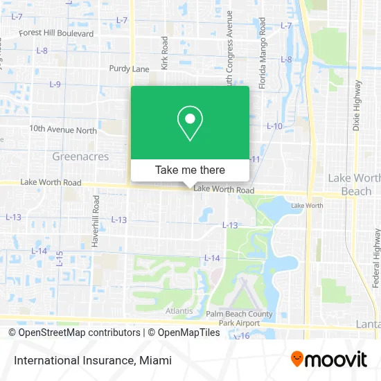 International Insurance map