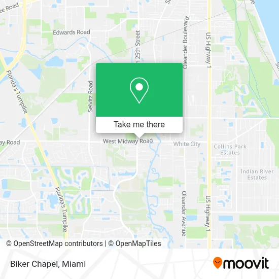 Biker Chapel map
