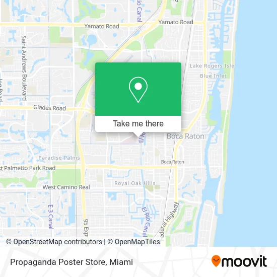 Propaganda Poster Store map