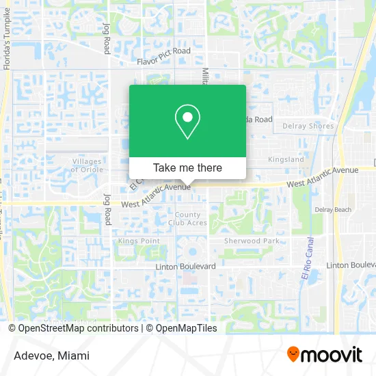 Adevoe map