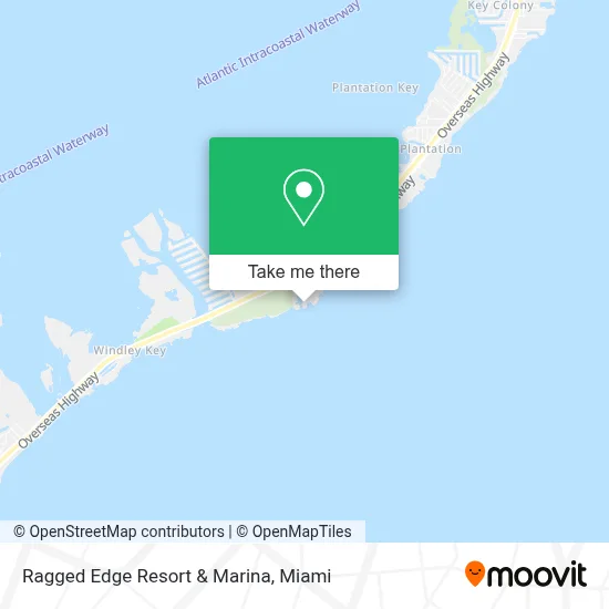 Ragged Edge Resort & Marina map