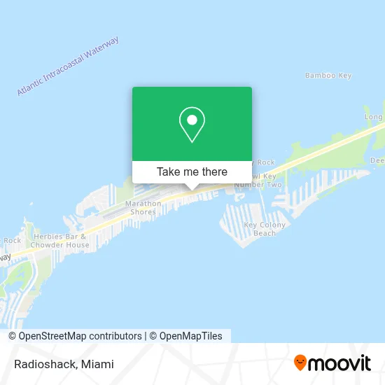 Radioshack map