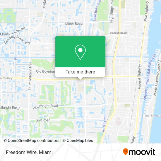 Freedom Wire map