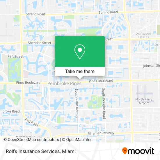 Rolfs Insurance Services map