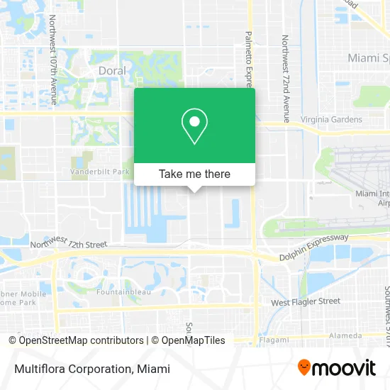Multiflora Corporation map