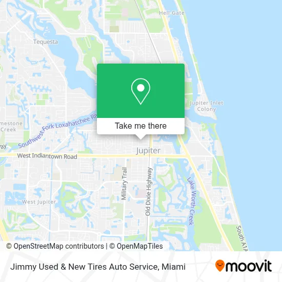 Jimmy Used & New Tires Auto Service map