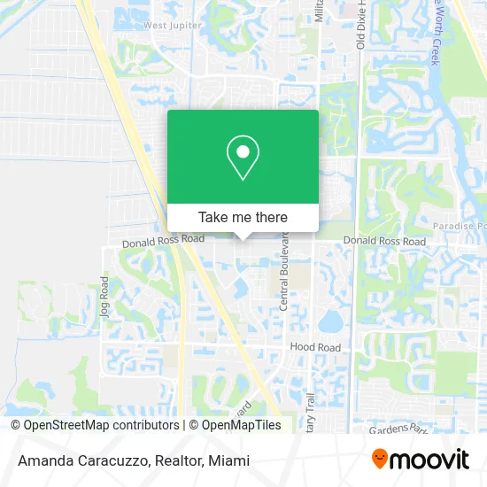Amanda Caracuzzo, Realtor map