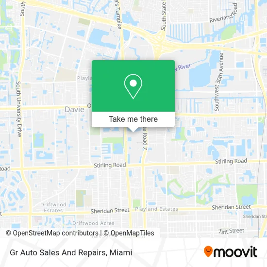 Gr Auto Sales And Repairs map