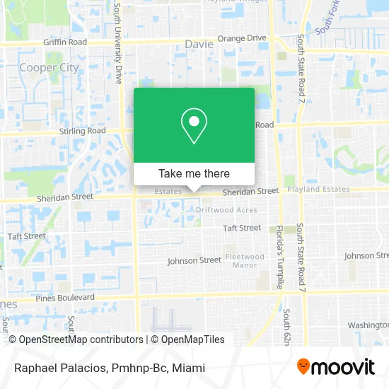 Raphael Palacios, Pmhnp-Bc map