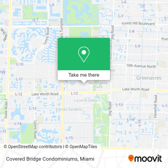 Covered Bridge Condominiums map
