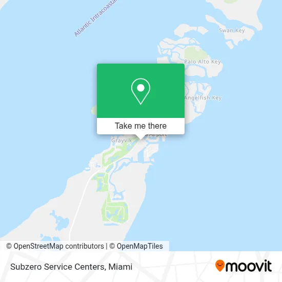 Subzero Service Centers map