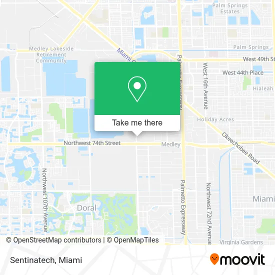 Sentinatech map