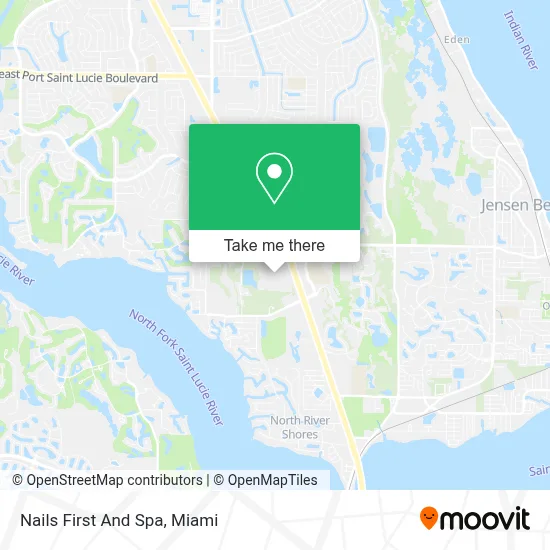 Nails First And Spa map