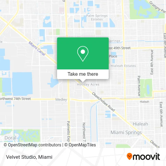 Velvet Studio map