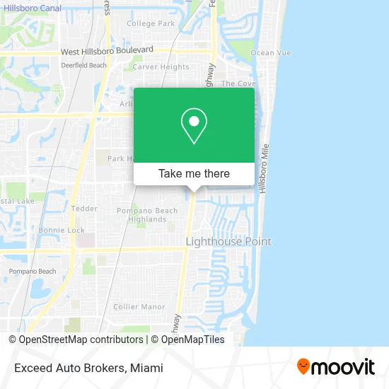 Exceed Auto Brokers map