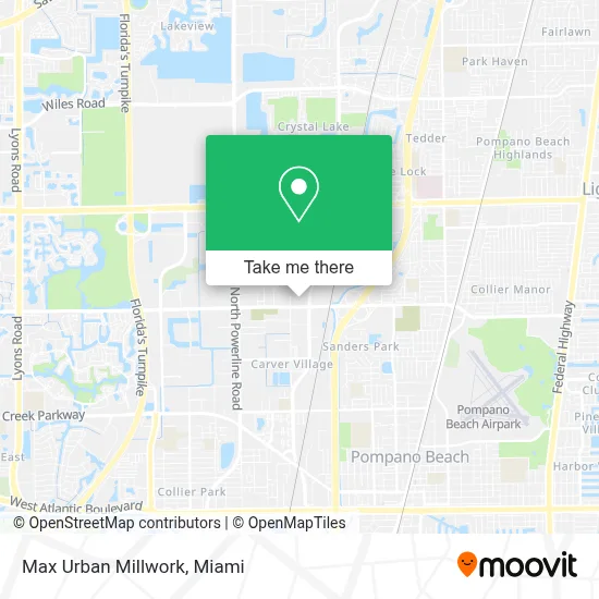 Max Urban Millwork map