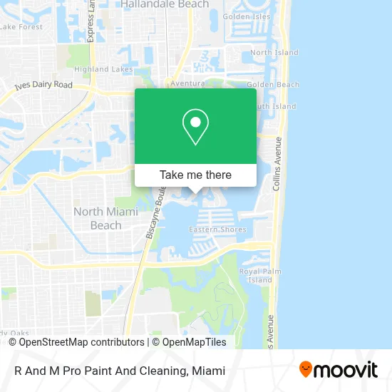 R And M Pro Paint And Cleaning map