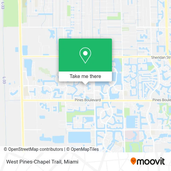 West Pines-Chapel Trail map