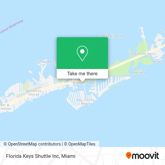 Florida Keys Shuttle Inc map