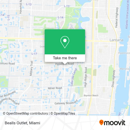 Bealls Outlet map