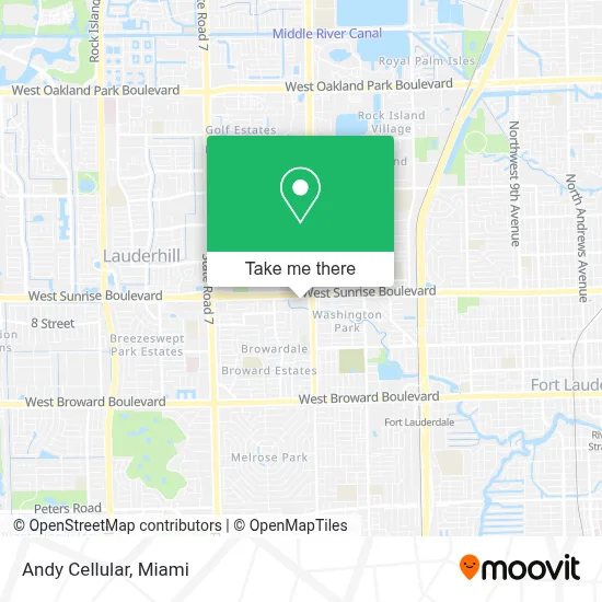 Andy Cellular map
