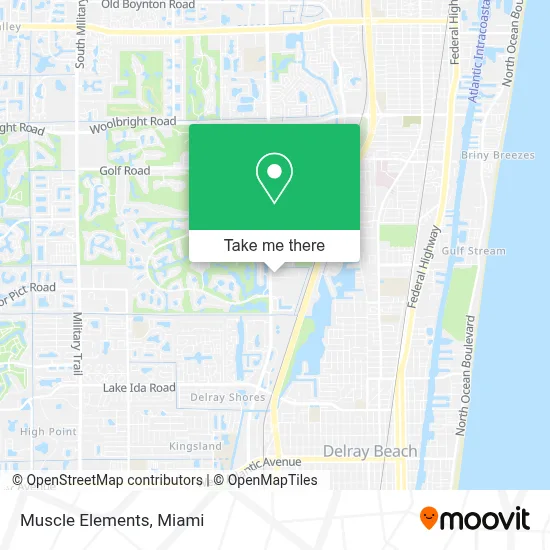 Muscle Elements map