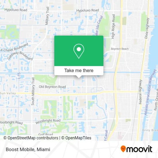 Boost Mobile map