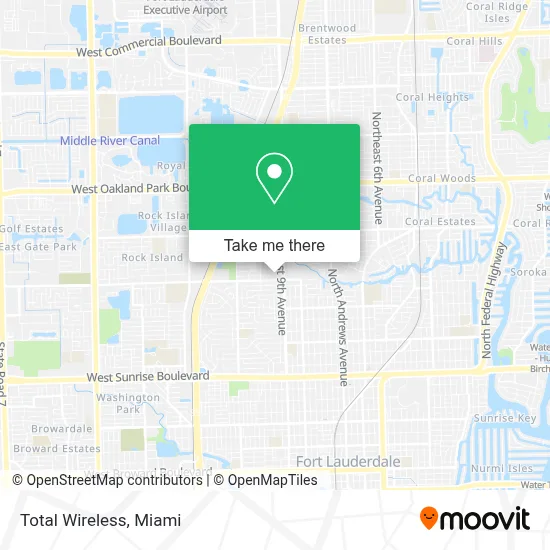 Total Wireless map