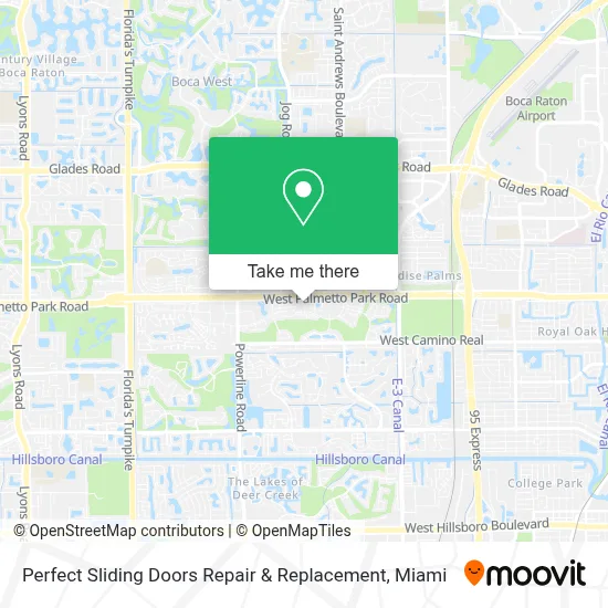 Perfect Sliding Doors Repair & Replacement map