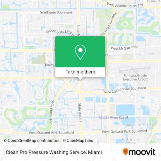 Clean Pro Pressure Washing Service map