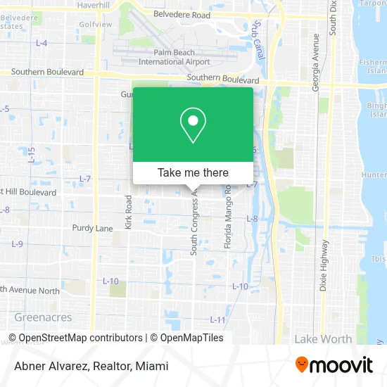 Abner Alvarez, Realtor map