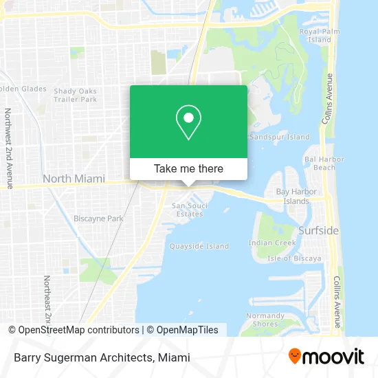Barry Sugerman Architects map