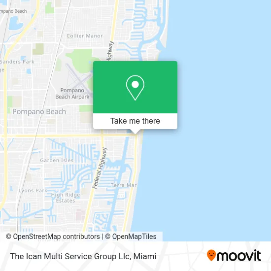The Ican Multi Service Group Llc map
