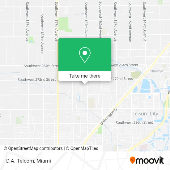 D.A. Telcom map
