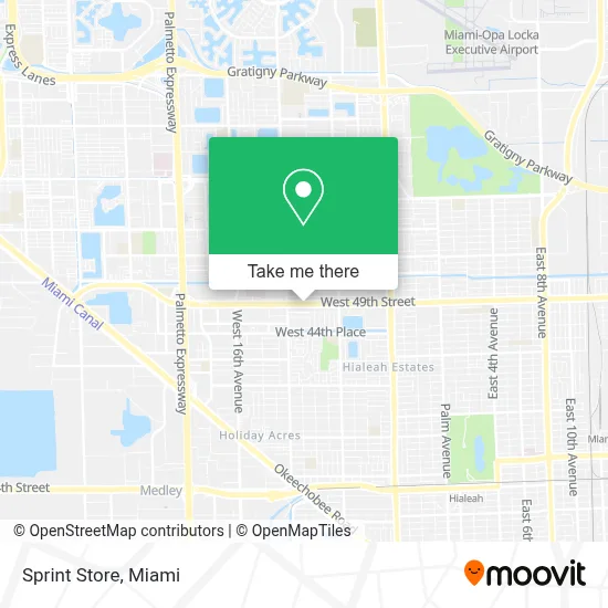 Sprint Store map