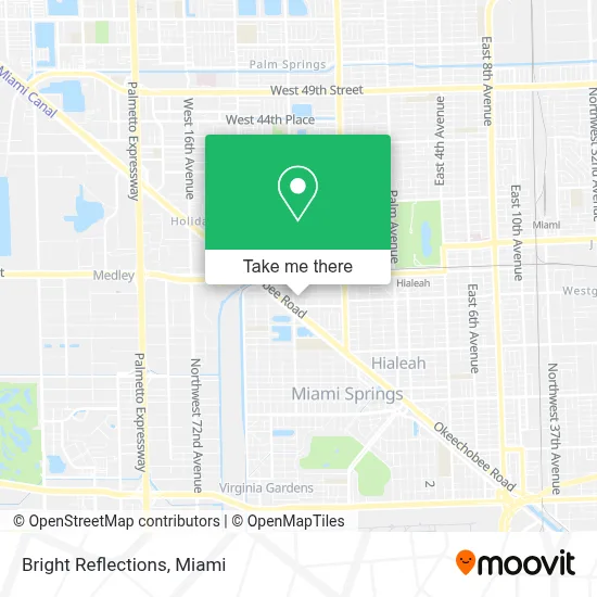 Bright Reflections map