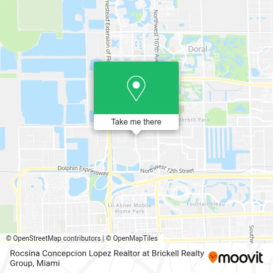 Rocsina Concepcion Lopez Realtor at Brickell Realty Group map