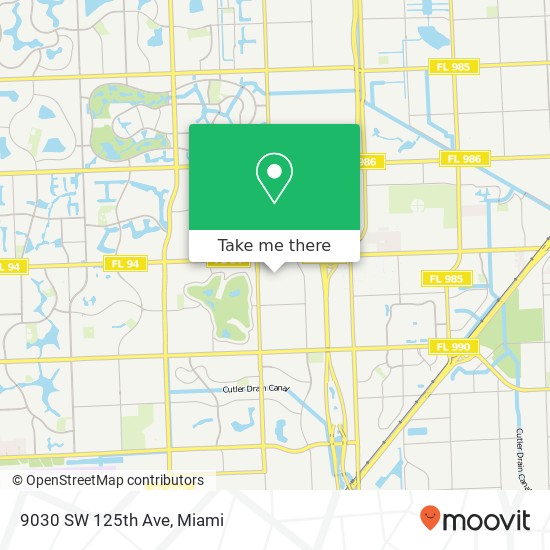 9030 SW 125th Ave map