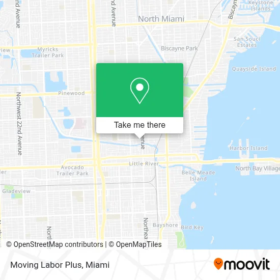 Moving Labor Plus map