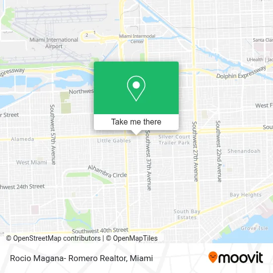 Rocio Magana- Romero Realtor map