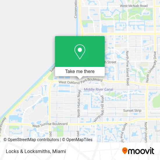 Locks & Locksmiths map