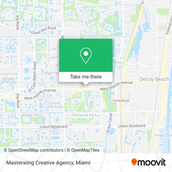 Masterwing Creative Agency map