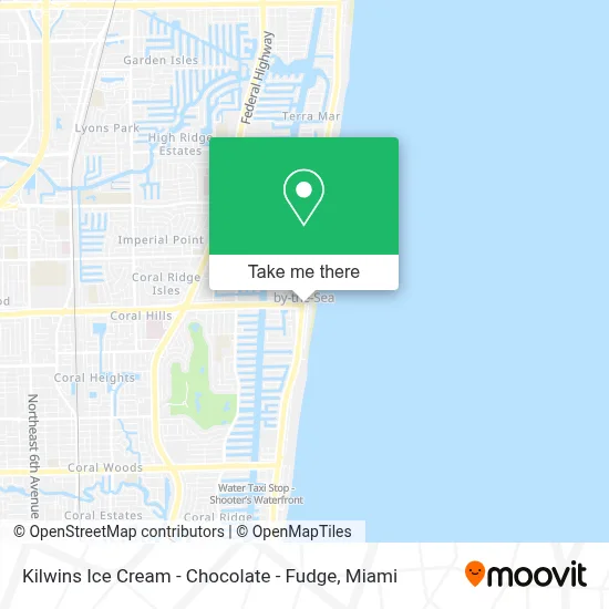 Kilwins Ice Cream - Chocolate - Fudge map