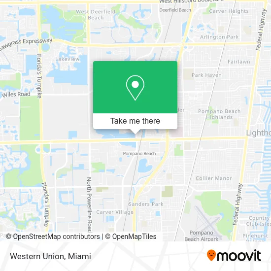 Western Union map