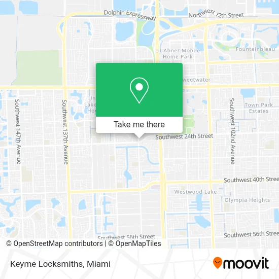 Keyme Locksmiths map