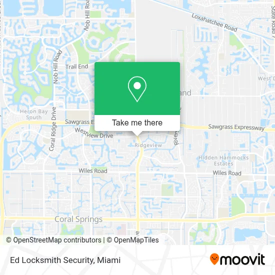 Ed Locksmith Security map