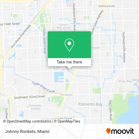 Johnny Rockets map