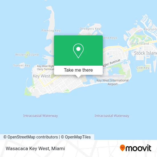 Wasacaca Key West map
